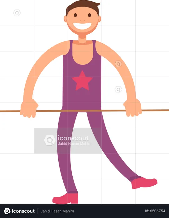 Circus artists  Illustration