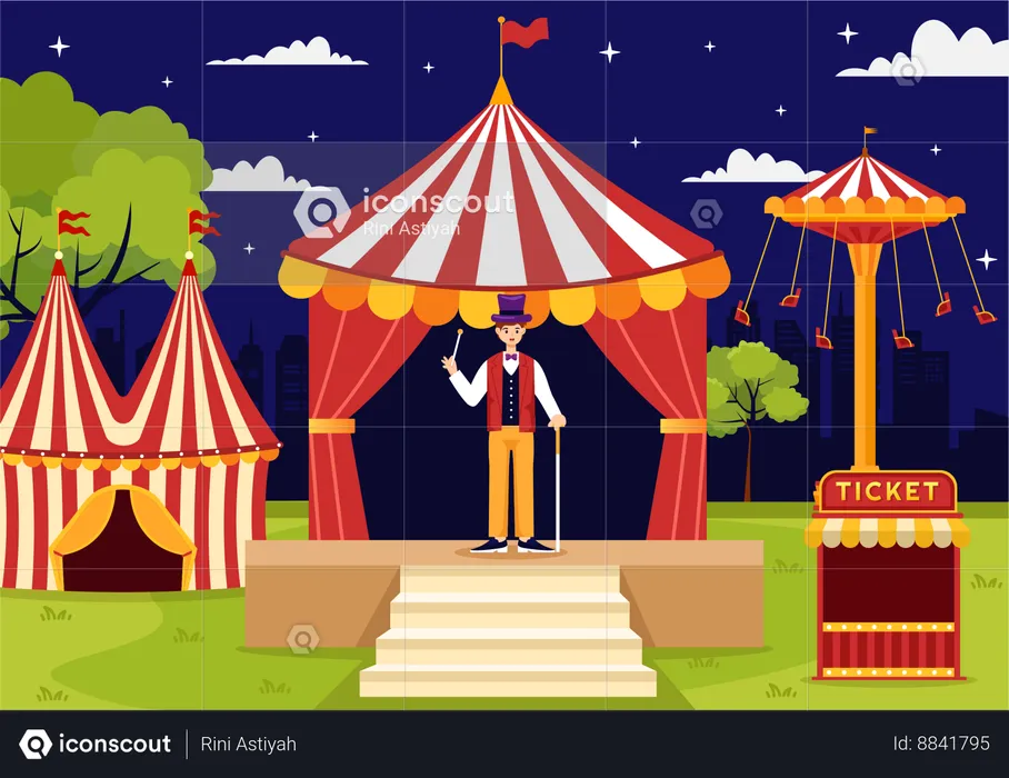 Circus Arts  Illustration