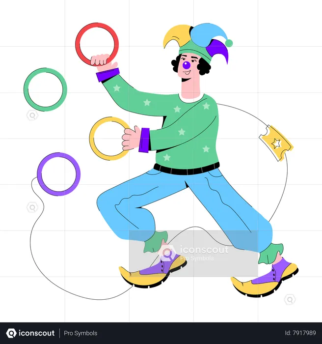 Circus Rings  Illustration