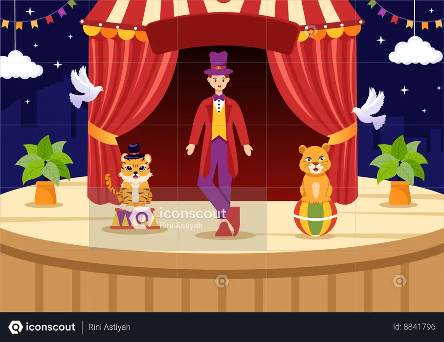 Circus Spectacle  Illustration
