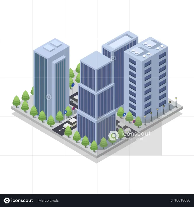 City building  Illustration