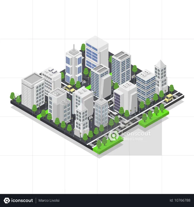 City building  Illustration