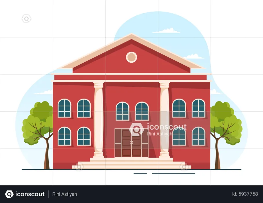 City Council Building Illustration - Business Illustrations 