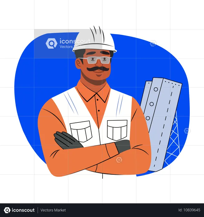 Civil Engineer  Illustration