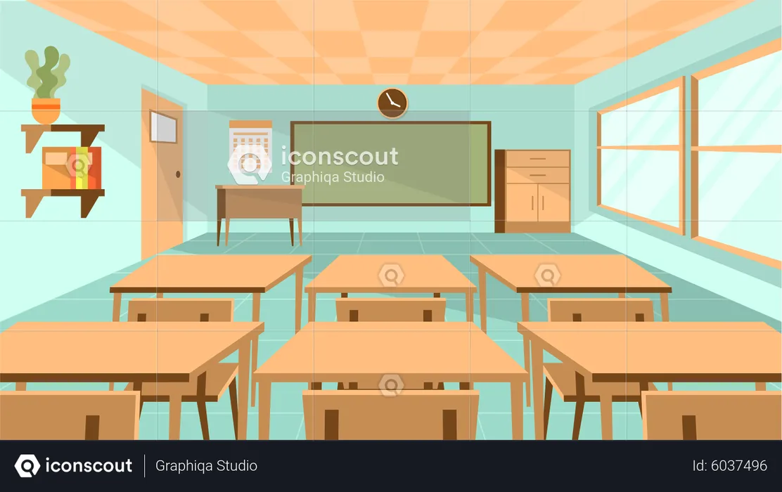 Class Room  Illustration