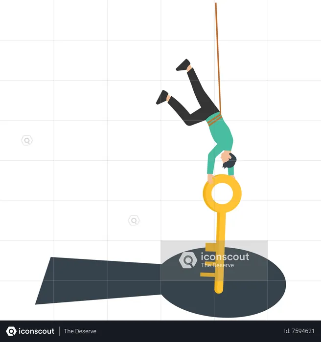 Succès financier clé  Illustration