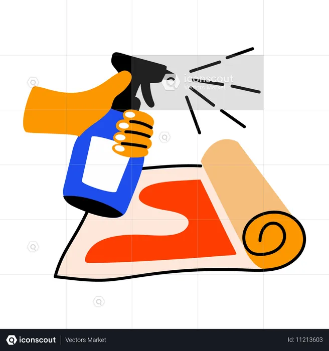 Cleaning Spray  Illustration