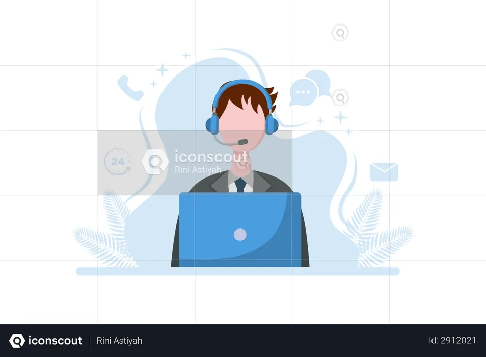 Client Service  Illustration