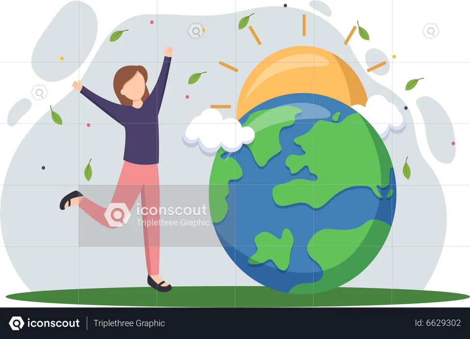 Climate Action  Illustration