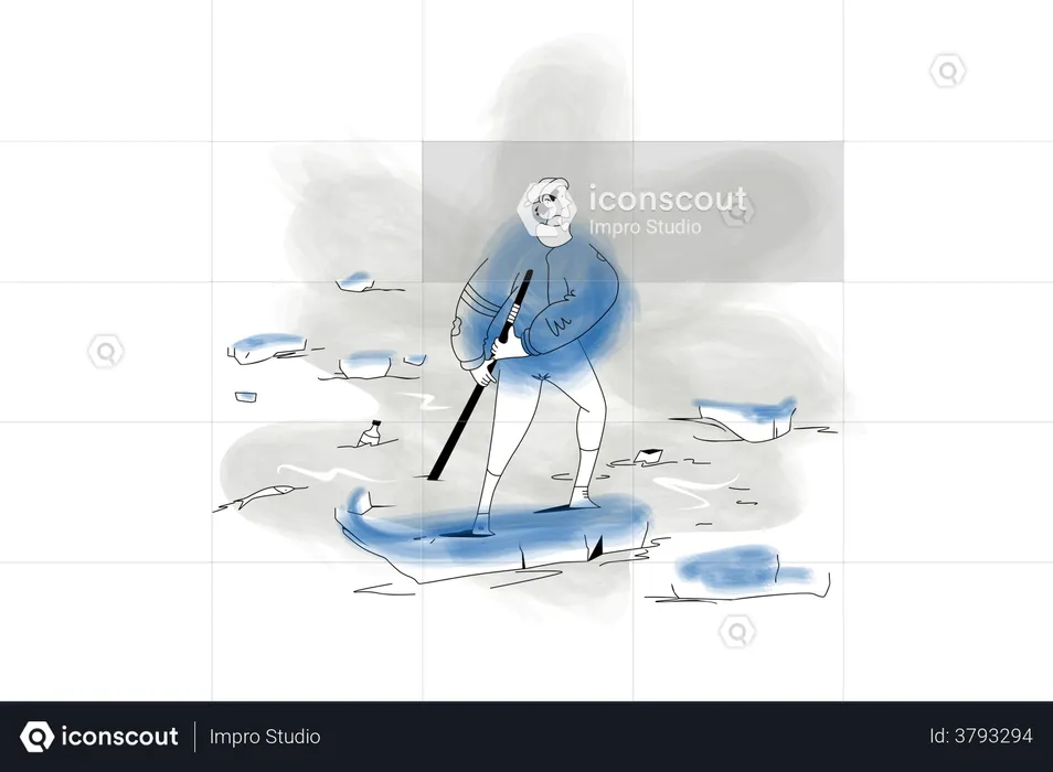 Climate change  Illustration