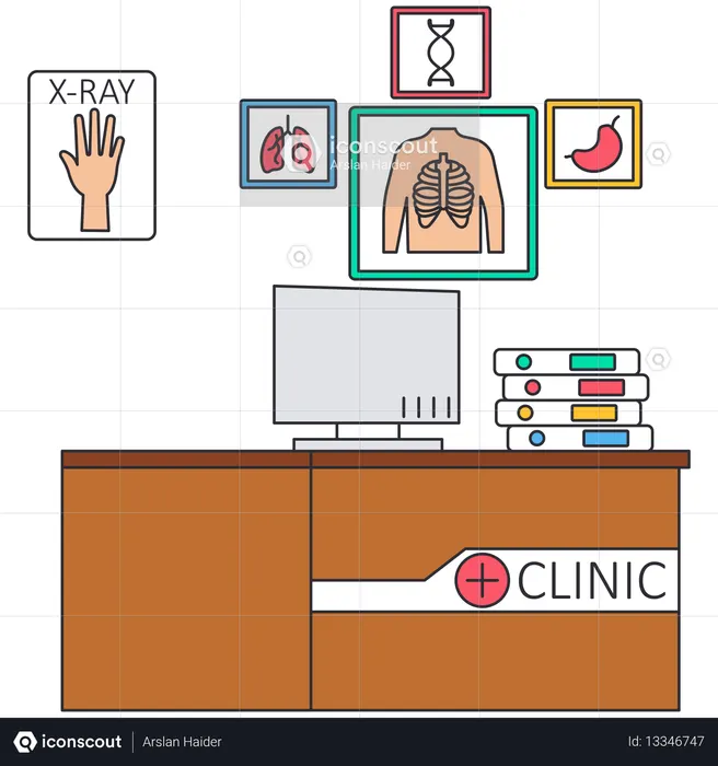 Clinique médicale  Illustration