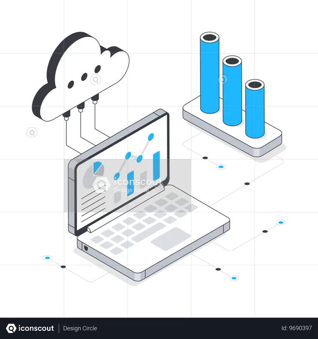 Cloud-Analyse  Illustration