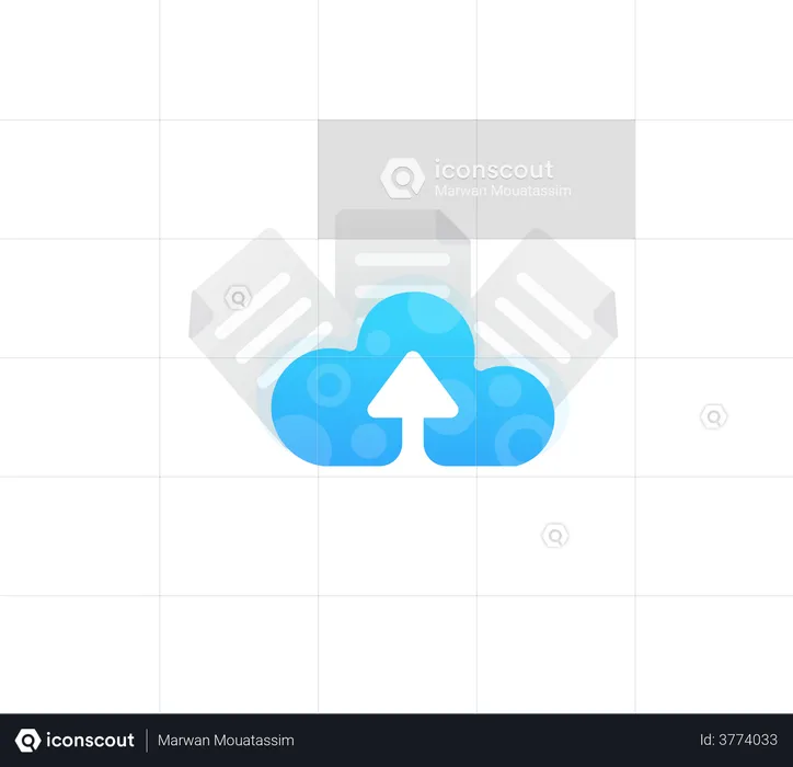 Cloud backup  Illustration