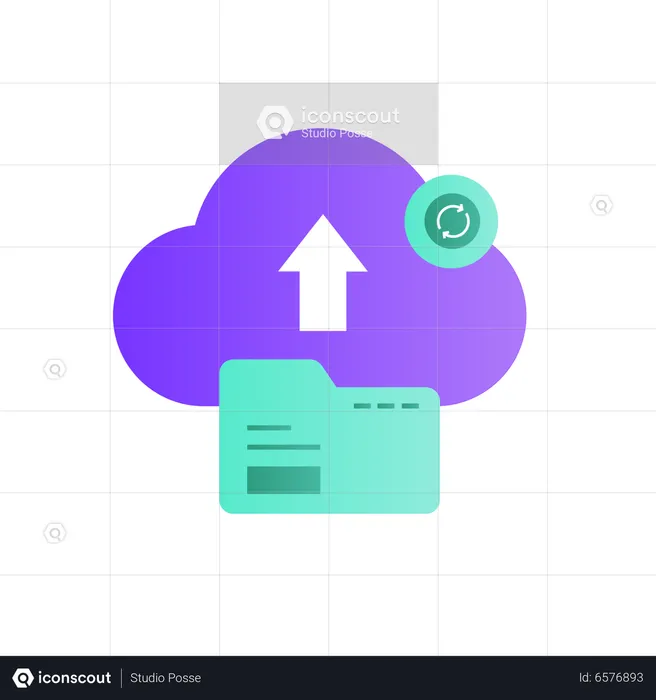 Cloud backup  Illustration
