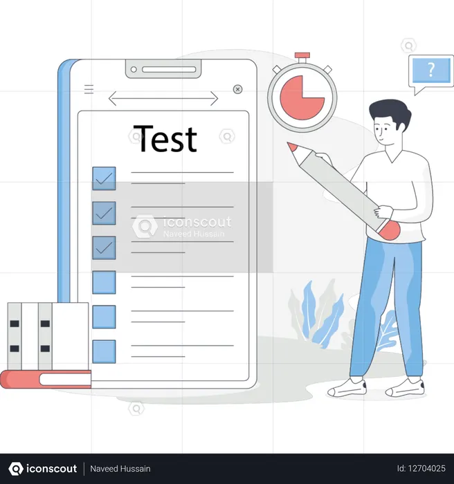 Cloud-based test automation tools displayed on a computer screen with code and graphs illustrating performance metrics  Illustration
