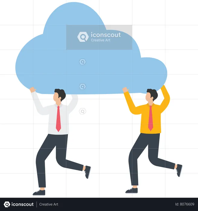 Cloud Communication  Illustration
