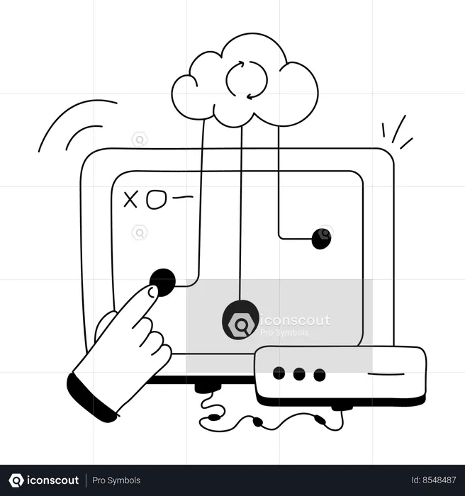 Cloud computing  Illustration
