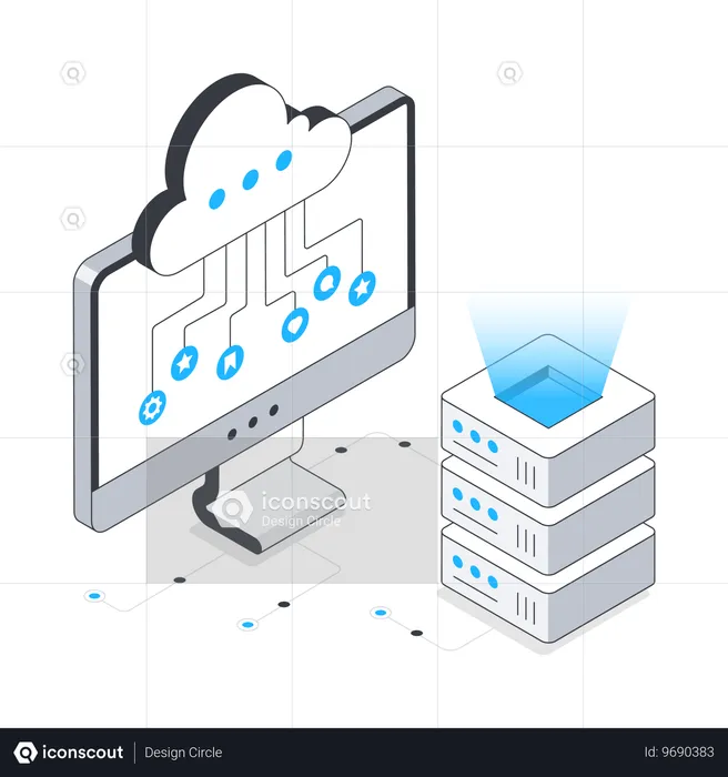 Cloud computing  Illustration