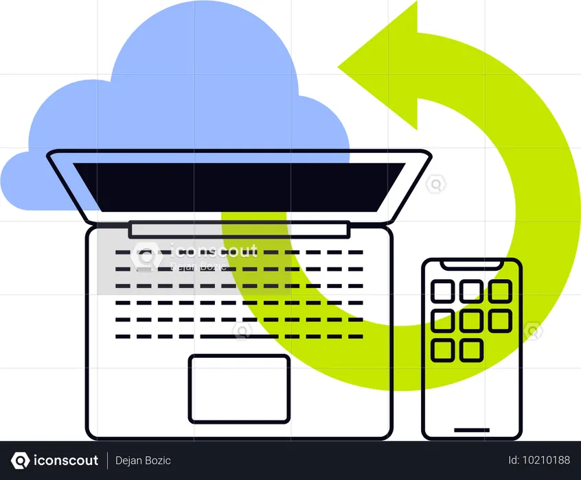 Cloud Computing  Illustration