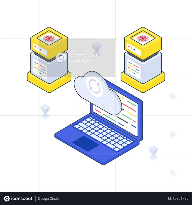 Cloud Computing  Illustration