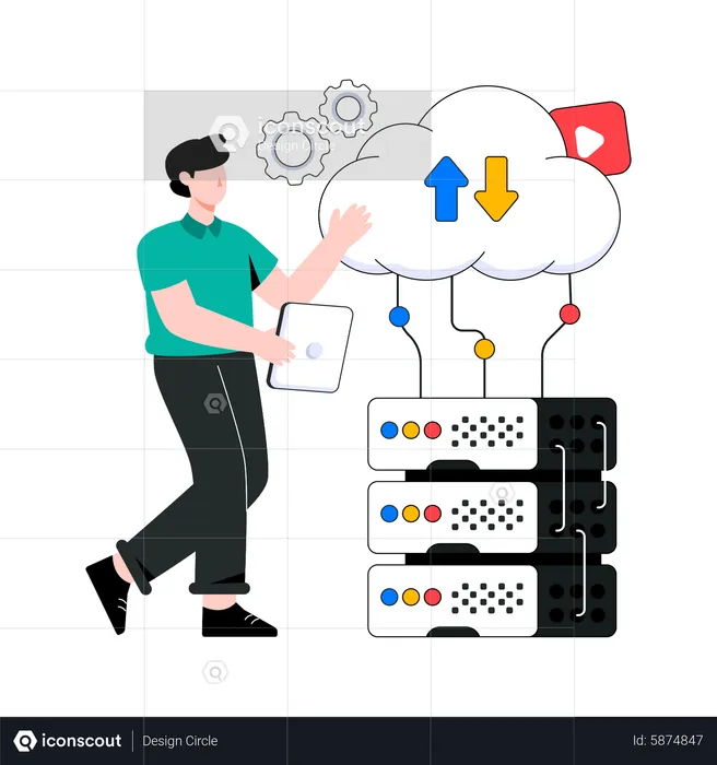 Cloud computing  Illustration