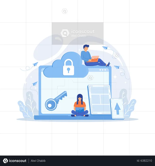 Cloud computing  Illustration