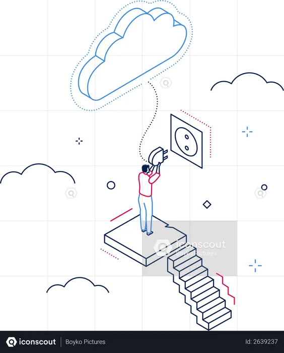 Cloud computing  Illustration