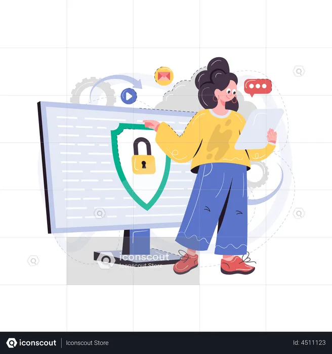 Cloud Computing Security  Illustration