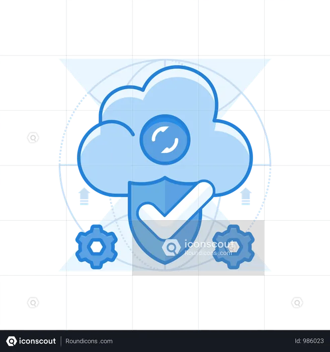 Cloud Data  Illustration