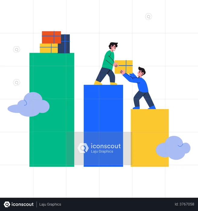Cloud data management  Illustration