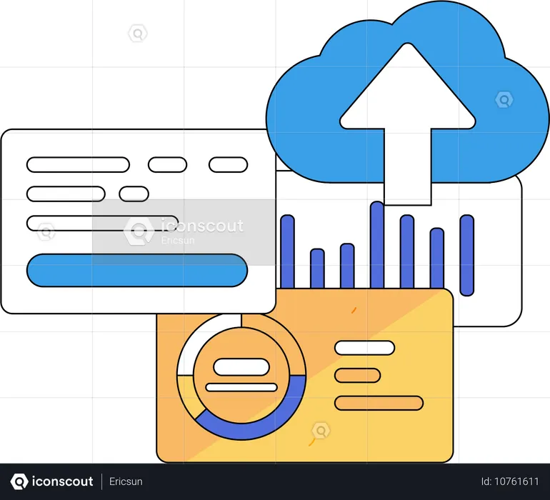 Cloud data services configuration  Illustration