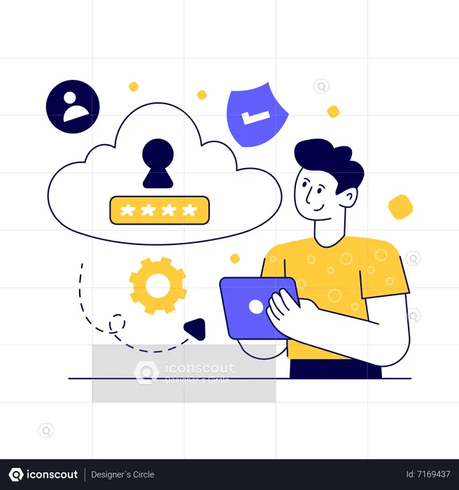 Cloud Encryption  Illustration