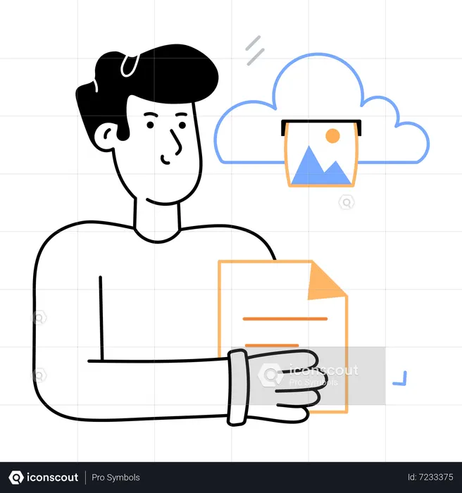 Cloud Media  Illustration