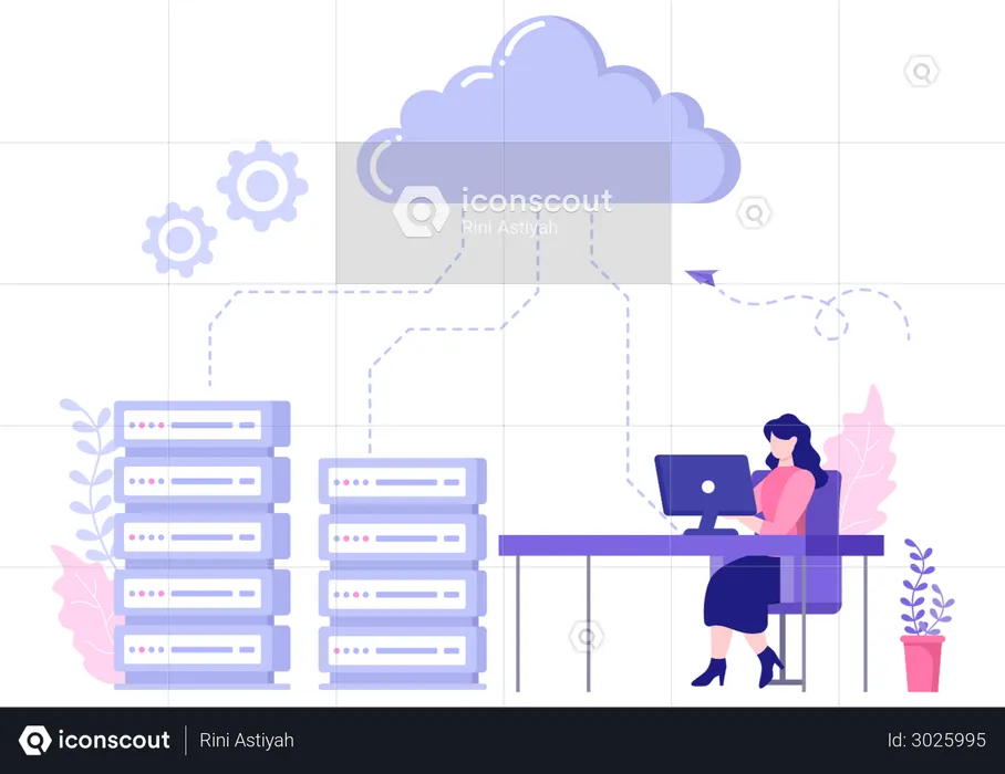 Cloud Server Optimization  Illustration