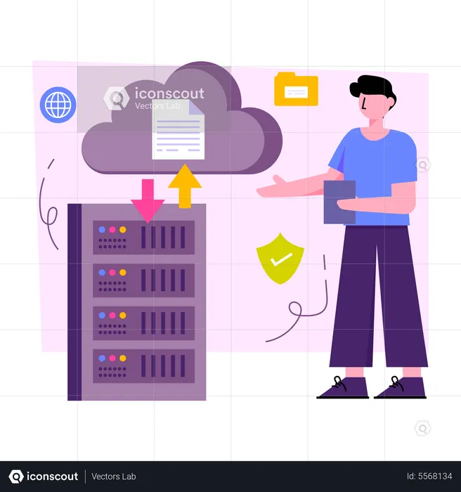 Cloud Server Transfer  Illustration