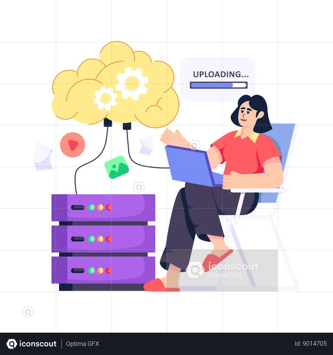 Cloud Services  Illustration