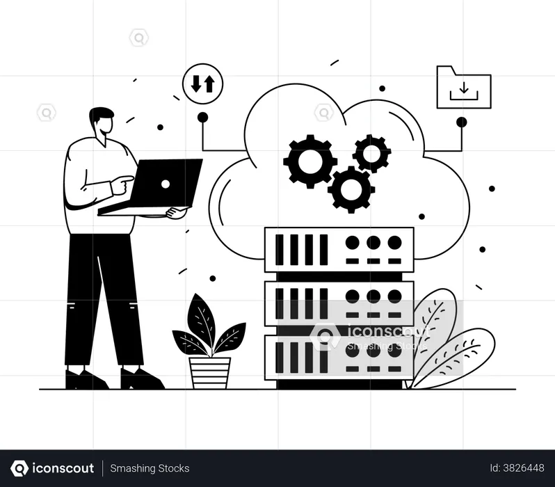 Cloud services  Illustration