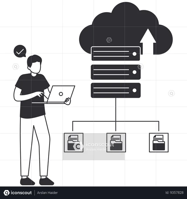 Cloud Storage  Illustration