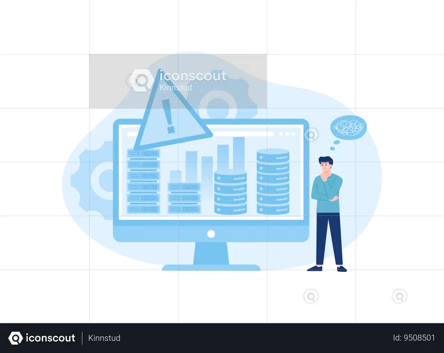 Cloud storage problem  Illustration