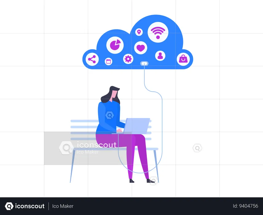 Cloud Technology  Illustration