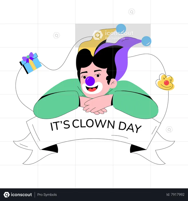 Clown Day  Illustration