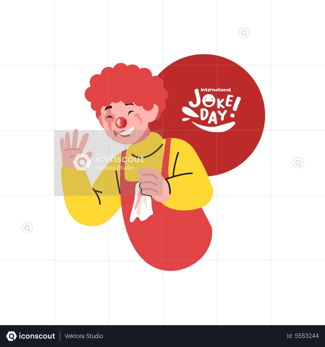 Clown Expression  Illustration