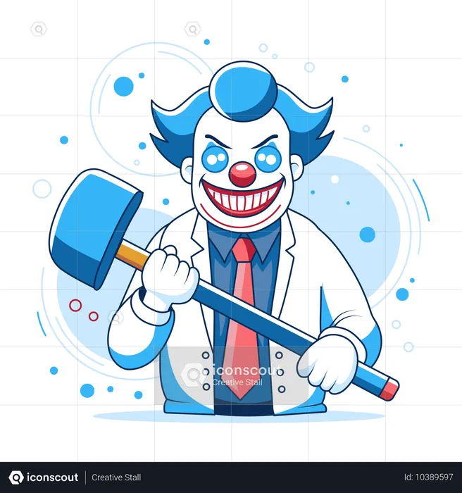 Clown hanté  Illustration