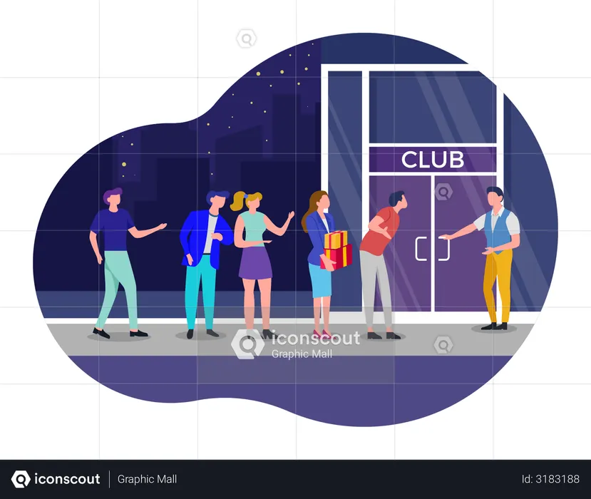 Club Entry  Illustration