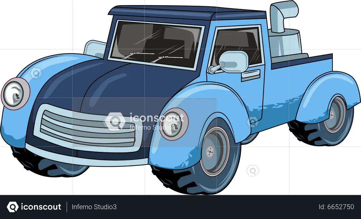 Coche clásico  Ilustración