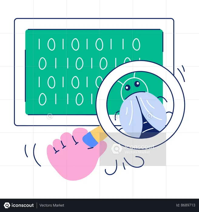 Code Debugging  Illustration