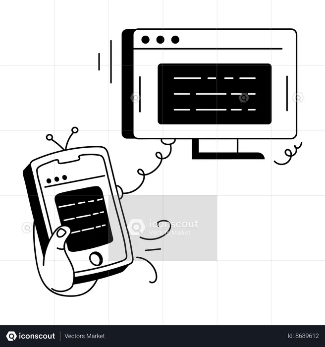 Code réactif  Illustration