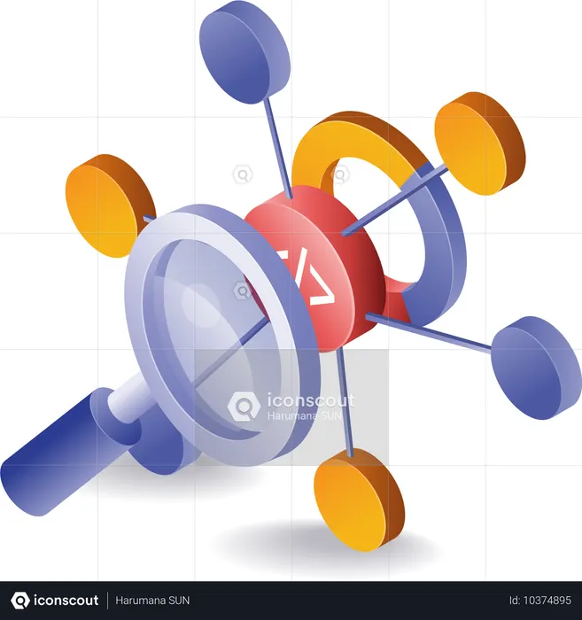 Coder는 애플리케이션을 위한 코드를 개발합니다.  일러스트레이션