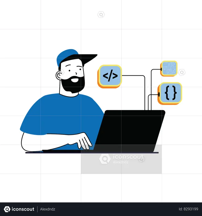 Codificación de aplicaciones  Ilustración