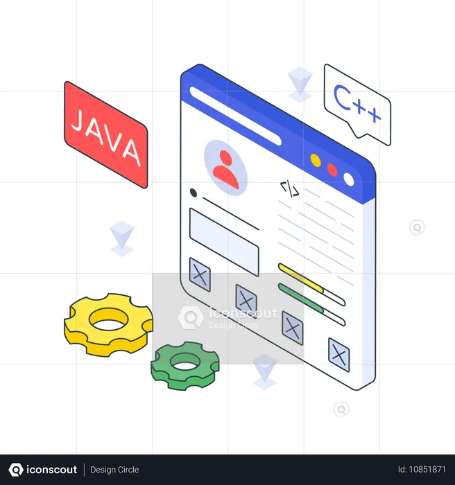 Codificación personalizada  Ilustración